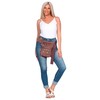 Kunst und Magie Mandala Pattern Double Waist Bag Festival Waist