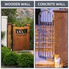 Wall Mount Gate Hinges, Black Farm Gate Hinge, 8 Pack