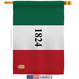 Americana Home & Garden S140702-P3 Alamo Historic Impressions Decorative Vertical House 28" X 40" 13" 18.5" Flags Set Printed in USA