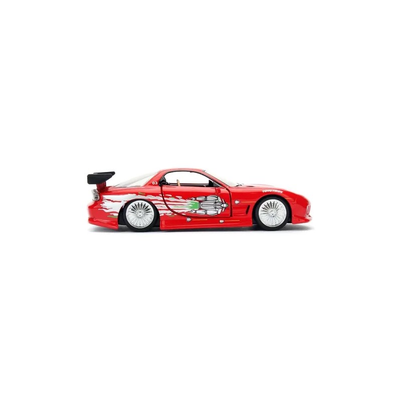 Mazda Rx-7 Fd3s-wide Body 1993 Escala 1:32 Jada Color Rojo