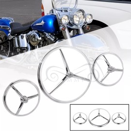 Unbranded 7'' Headlight 4.5'' Spotlamp Fog Lamps Bullet Style Trim For Harley Touring FLHX
