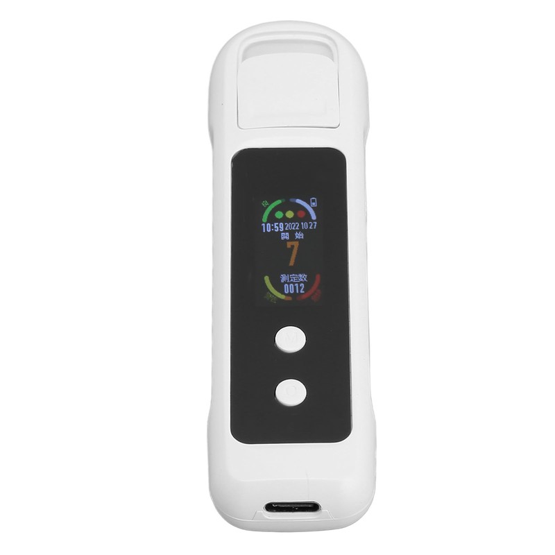 Alcohol Tester H9PRO Portable Contactless Detection White USB 200mAh Rechargeable