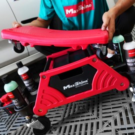 Maxshine New Creeper II (Mini Creeper Without Cushion) - Mobile Rolling Utility Creeper Seat for Mechanics & Detailers - Perfect for Car Cleaning, Buffering, Polishing, Ceramic Coating, and Car Waxing