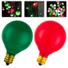 25 Pack G40 Red Light Bulb Green Light Bulb Ceramic