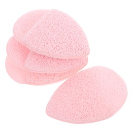 TOVINANNA 4pcs Reusable Facial Cleansing Sponges for Exfoliating Makeup Removal Gentle Skin Cleanser Pads High Absorption Face Scrubber Compact Travel Friendly Washing Face Sponges
