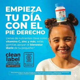 Multivitamínico Para Niños 60 Gomitas Vegano Mary Ruths                                                                                               