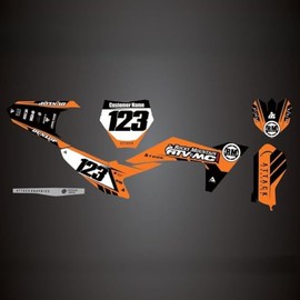 Attack Graphics Custom Renegade Complete Bike Graphics Kit for KTM SX-E 3 2025