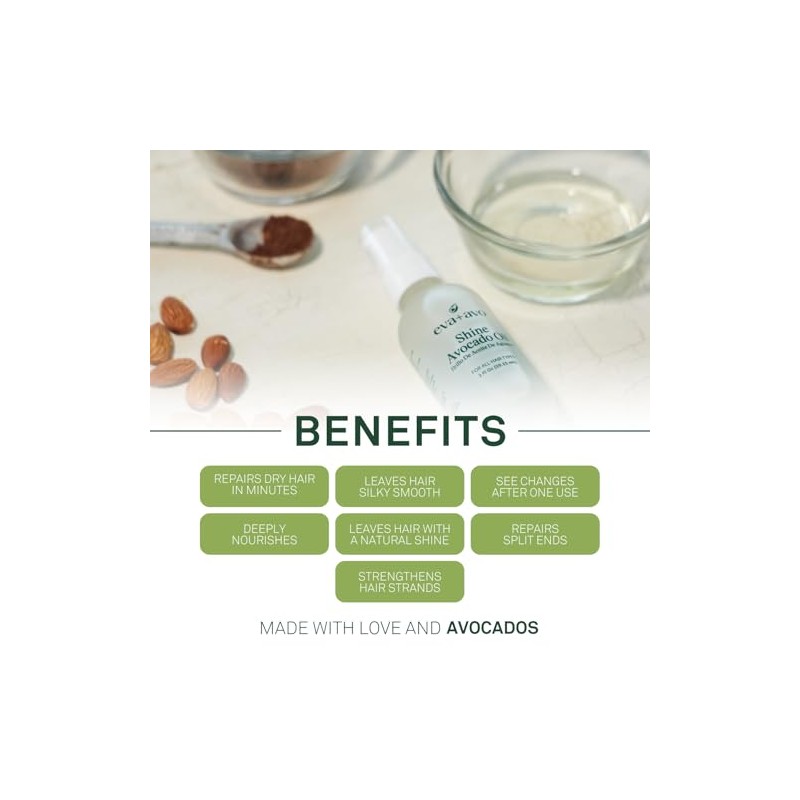 Eva + Avo Aceite de Aguacate para el Cabello -