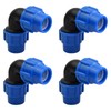 dentedeleao Pack of 4 PE Plastic Angle Connectors, 25 mm