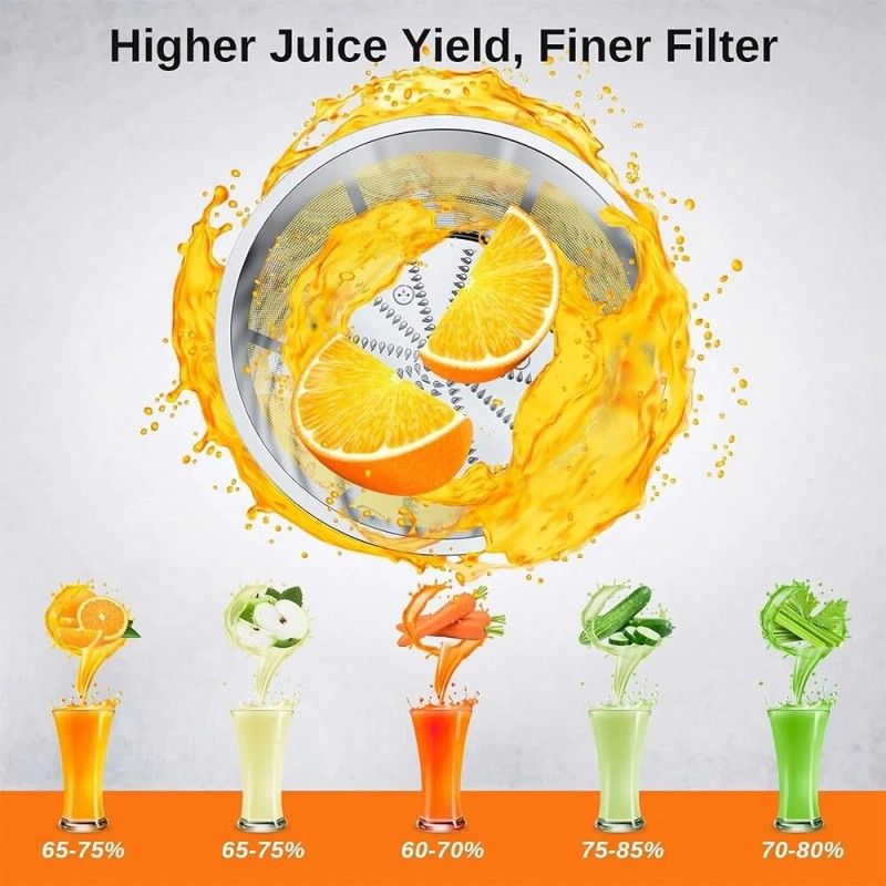 800W Electric Juicer Fruit Vegetable Blender Juice Extractor Citrus Machine