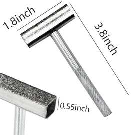 Anhoer 3Pcs Grinding Wheel Dresser Diamond Grinding Wheel Dresser Bench Grinder Dressing Tool 45 x 10 mm Grinding Head Silver for Grinding Deburring Wheels