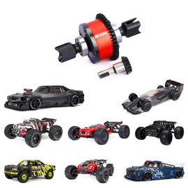 RCAWD Diff Set w/ 40CrMo Main Diff Gear GP5 42T Pre-Assembled Input Gear 15T for Arrma Kraton Outcast Infraction 6S Mojave Felony Limitless Talion Notorious Fireteam Upgrade Parts