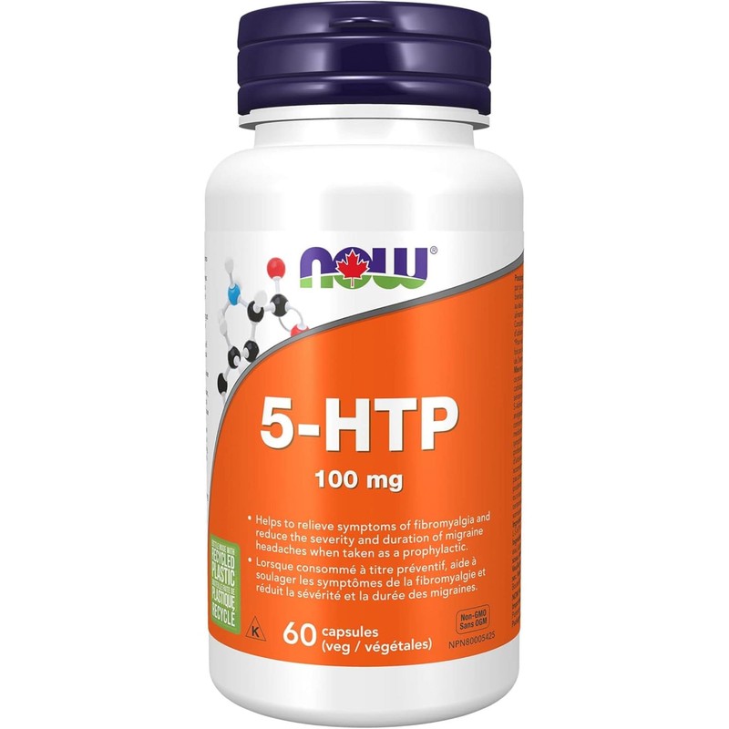 NOW 5-HTP 100mg, 120 Vcaps
