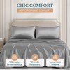 Casa Platino Satin Bed Sheets Set Full Size - 4