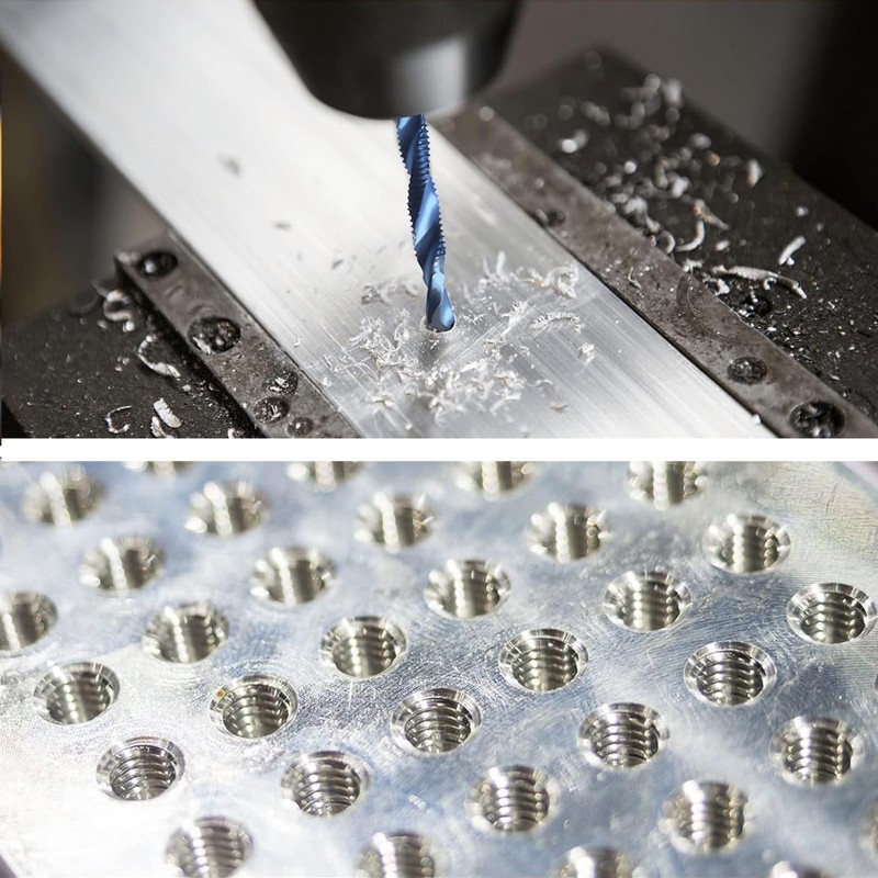 Yuiturt 6pcs Thread Tap Drill Bits, Self Centering Drill Bit,