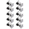 10pcs Metal Clip Stainless Steel Separation Clips Portable Stable Art