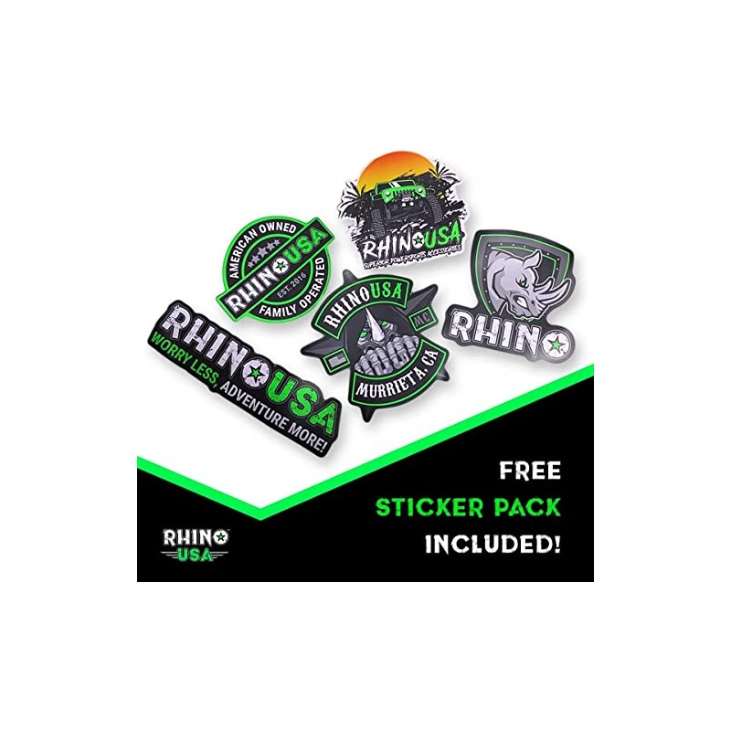 Rhino USA Soft Loop Motorcycle Tie-Down Straps (4PK) - 10,427lb