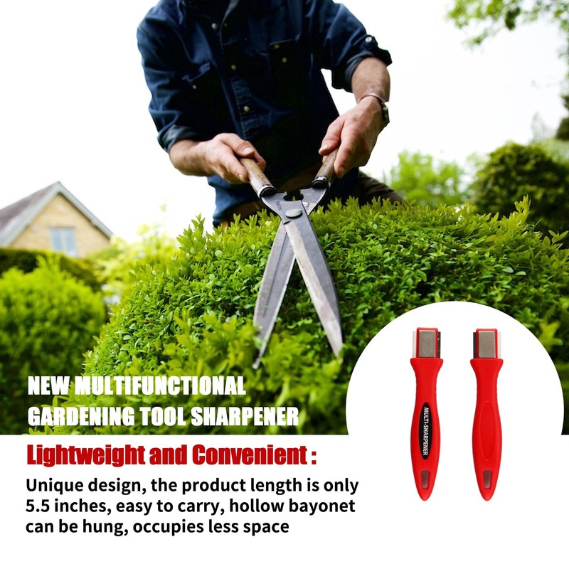 FYHBGR New multifunctional gardening tool sharpener, suitable for all kinds