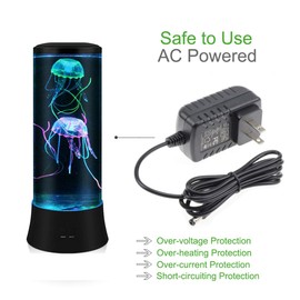 EDIER Jellyfish Lamp, LED Fantasy Jelly Fish Light, 7 Color Setting Jellyfish Tank Table Lamp Decorations for Home Office Decor Great Gifts for Kids