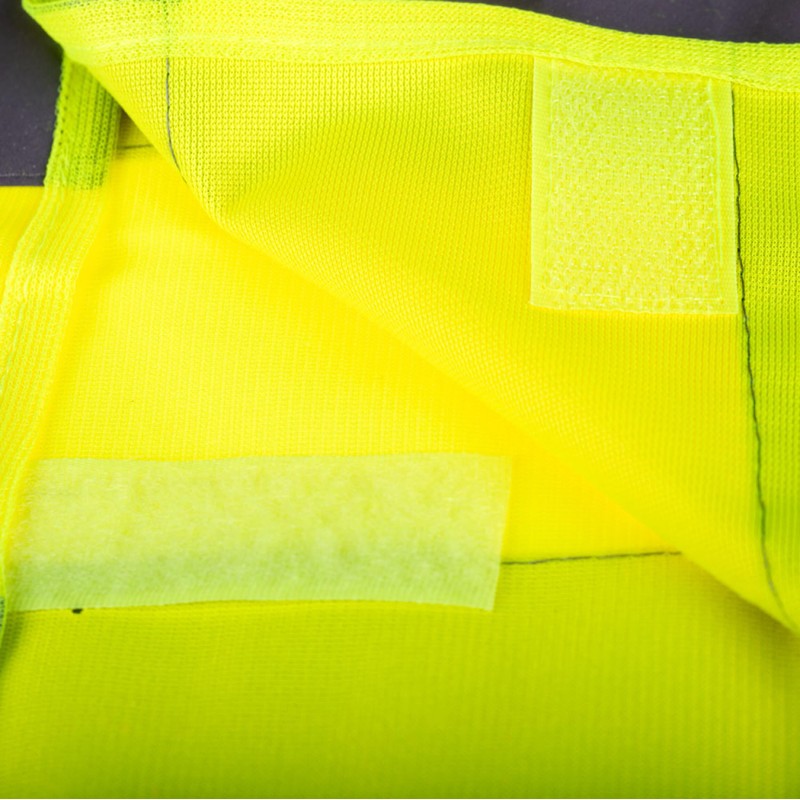 HEYNER® High Visibility Vest Set of 2 with Certificate Yellow