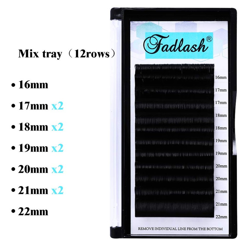 Fadlash Self-Fanning Eyelashes, Eyelash Extension, Volume Eyelashes for Volume Technique,