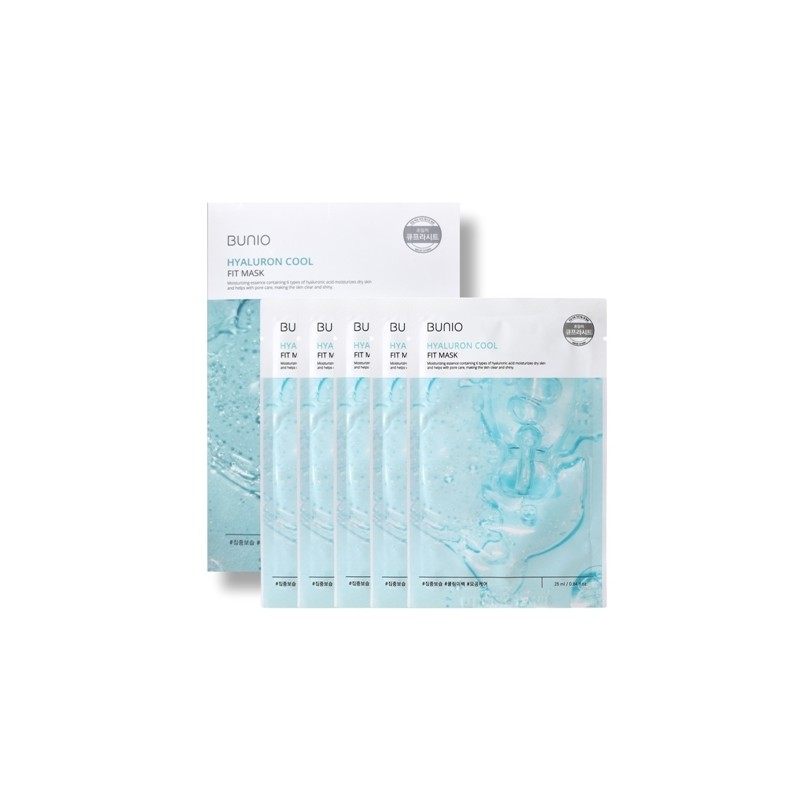 Beunio Hyaluron Cool Fit Mask 25ml 5 Sheets / 뷰니오