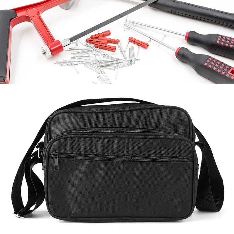 Tiiyee Hardware Tool Bag, 600DPolyester Wear Resistant Durable Multifunction Single