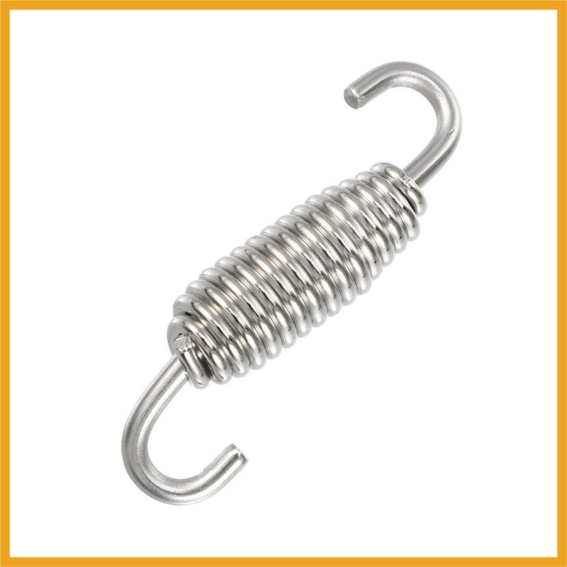 Partuto 4 Pcs 55mm 2.17" Motorcycle Muffler Exhaust Pipe Spring