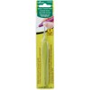 CLOVER 1040/B Lime Green Amour Crochet Hook, Size B, Yellow,