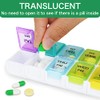DailyRest Pill Organizer 2 Times a Day, Pill Box 7