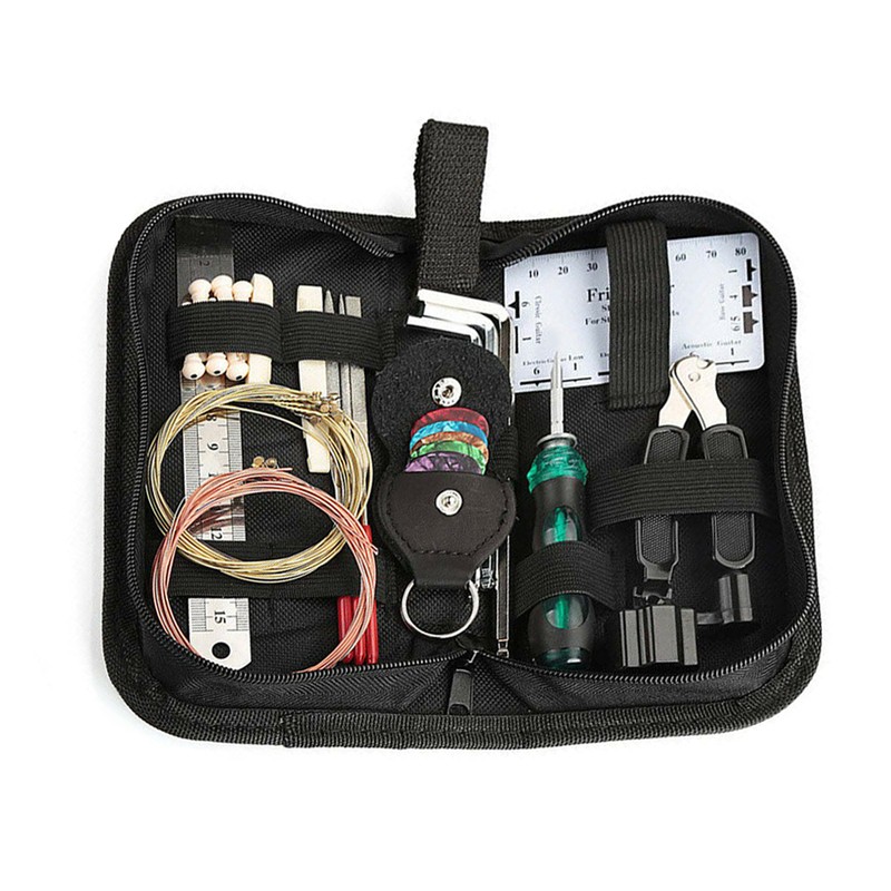 Guitar Repairing Tools Maintenance Tool Kit String Organizer Stainless Steel