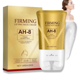Ah-8 Firming Neck Cream, Neck Firming Creams Contain Hexapeptide, Tighten And Lift Neck Cream, With Double Roller Massage, Reduce Wrinkles Fine Lines And Double Chin, Firm And Lift Sagging Skin(1Pcs)