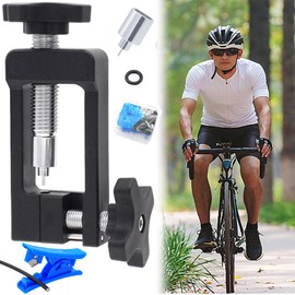 SUQ Needle Driver Insertion Tool, Nylon Material, Bicycle Hydraulic Hose Fitting Insert Tool, with Hydraulic Hose Cutter Nylon Insert Tool, for Mounting Needle Bars Mountain Bike Road Bicycle