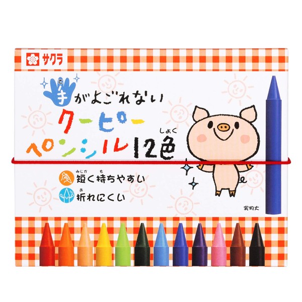 Sakura Crepas FYS12 Handless Coupy Pencil, 12 Colors