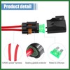 Motoforti 2 Set Inline Fuse Holder Waterproof Blade Style ATO/ATC