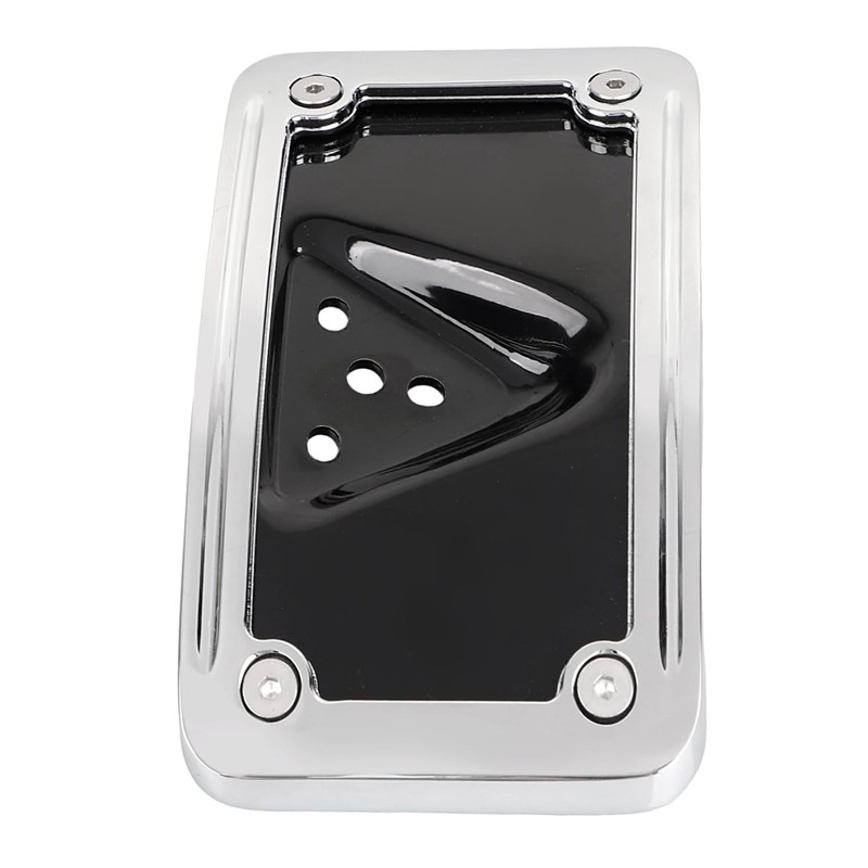 YDLMT Metal 3 Hole Curved Laydown License Plate Mount with