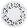 White Round Paper Lace Doilies (Pack of 100) by The
