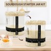 50oz Sourdough Starter Jar, Wide Mouth Sourdough Jar, Large Capacity