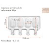 Molde de silicon para paletas mini magnum