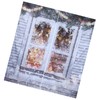 Waterproof Christmas Curtain Window Decorations Christmas Ornaments Home Living Room