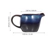 MAGICLULU Ceramic Coffee Pitcher with Handle and Spout Multi-use Jug