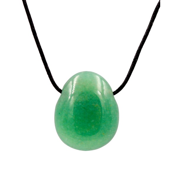 Taddart Minerals Green tumbled stone pendant made from natural gemstone