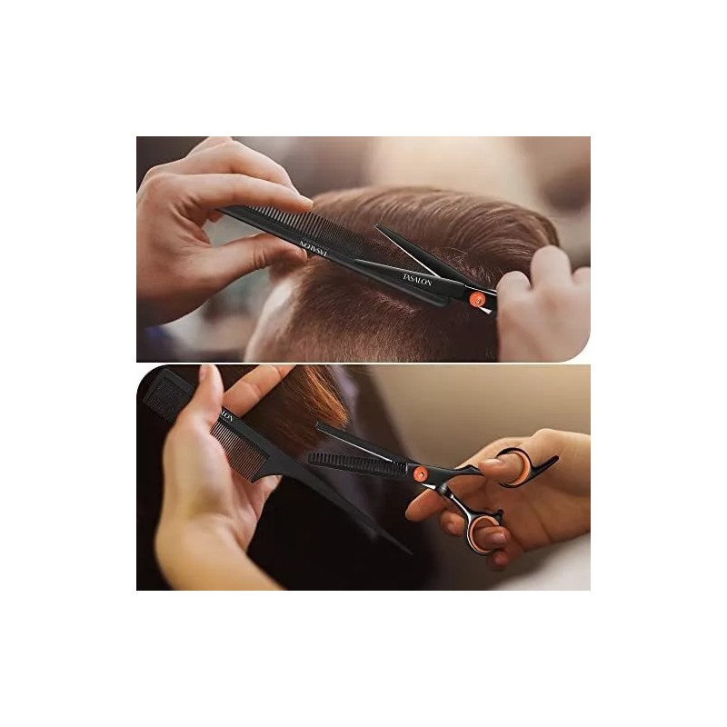 Tasalon Kit De Tijeras Para Cortar El Pelo Con Peine