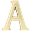 KOTARBAU® Letter A Made of Brass 10 cm for Houses,