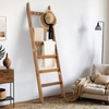 TEAKMAMA 6-Tier Blanket Ladder for Living Room and Bedroom,5.4 Ft