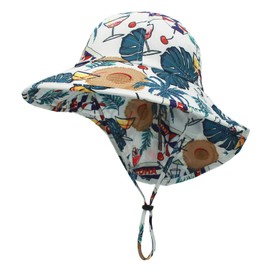 CubePlug Baby Kids Bucket Hat – Adjustable, Breathable Sun Hats for 1-2 Years Old Boys & Girls, Perfect Beach Hat (UK, Alpha, M, 2 Years, White)