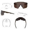 HAAYOT Polarized Cycling Glasses,Sports Sunglasses for Men Women,Baseball Biking Running