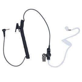 3.5mm Listen Only Earpiece Radio Headset for Motorola APX 6000 7000 8000 Shoulder Mic