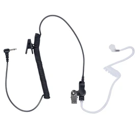 3.5mm Listen Only Earpiece Radio Headset for Motorola APX 6000 7000 8000 Shoulder Mic