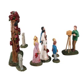 Lemax Zombie Wedding Party, Set of 9#23587
